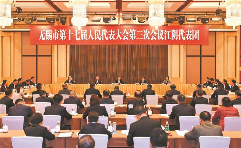 杜小刚参加江阴代表团审议时强调 以厚植新质生产力牵引高质量发展 努力建设社会主义现代化县域示范