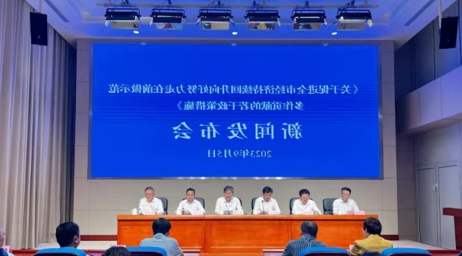 《关于促进全市经济持续回升向好努力走在前做示范多作贡献的若干政策措施》新葡京官方平台